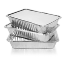 Barquette aluminium avec couvercles 500/980/1100/1900CC (100pc) - CleanServiceSA