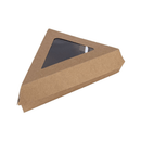 Boîte à tarte "triangle" avec fenêtre (300pc) - CleanServiceSA