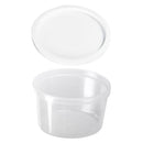 Pots à soupe transparents avec couvercles leak free 350cc/500cc/1000cc - CleanServiceSA