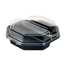 Ravier 2 compartiments avec couvercle charnière Octaview® 19cm (270pc) - Clean Service