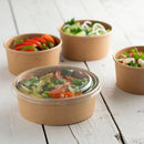 Salad bowl kraft (1000ml) - 300 pcs - CleanServiceSA