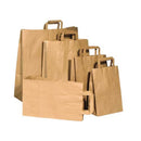 TAKE AWAY - Sac en papier kraft brun 39x32x16cm - 250 Pcs - CleanServiceSA