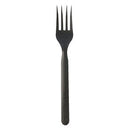 Fourchettes 17cm noir CPLA - 1000Pc (couverts)* - CleanServiceSA