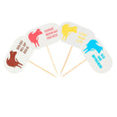 Marqueur de cuisson 4 cuissons 8cm - 100Pc - CleanServiceSA