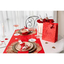 Rouleaux chemin de table rouge cerise pré découper - 8 rouleaux - CleanServiceSA