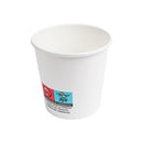 TAKE AWAY - Gobelets à café en kraft blanc 120 ml - 100pc - CleanServiceSA